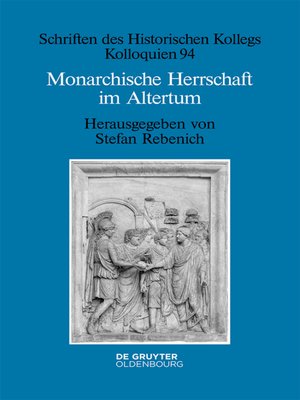 cover image of Monarchische Herrschaft im Altertum
